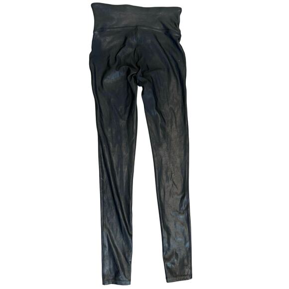 SPANX by Sara Blakely Faux Leather Leggings S/P - Picture 2 of 3